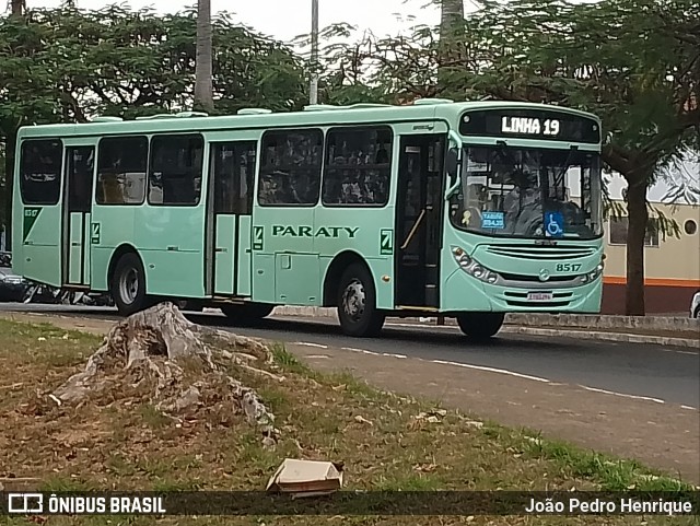 Viação Paraty 8517 na cidade de Jaú, São Paulo, Brasil, por João Pedro Henrique. Número da foto: #11389674.