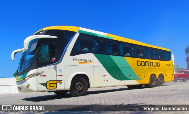 Empresa Gontijo de Transportes 21520 na cidade de Eunápolis, Bahia, Brasil, por Eriques  Damasceno. ID da foto: 11390062.