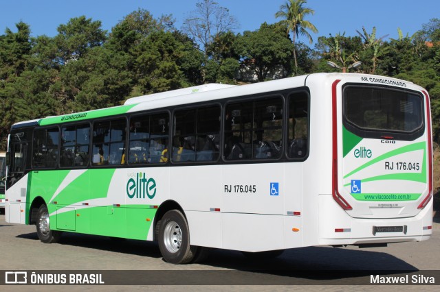 Viação Elite RJ 176.045 na cidade de Volta Redonda, Rio de Janeiro, Brasil, por Maxwel Silva. ID da foto: 11388045.