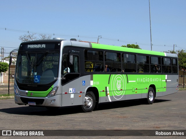 Viação Garcia 81138 na cidade de Paranavaí, Paraná, Brasil, por Robson Alves. Número da foto: #11390030.