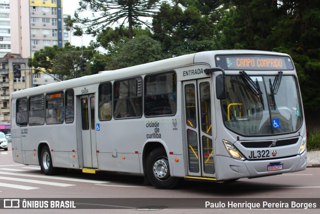 Expresso Azul JL322 na cidade de Curitiba, Paraná, Brasil, por Paulo Henrique Pereira Borges. ID da foto: 11389542.