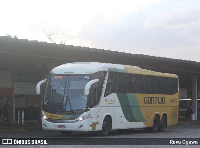 Empresa Gontijo de Transportes 18845 na cidade de Vitória da Conquista, Bahia, Brasil, por Rava Ogawa. ID da foto: 11388025.