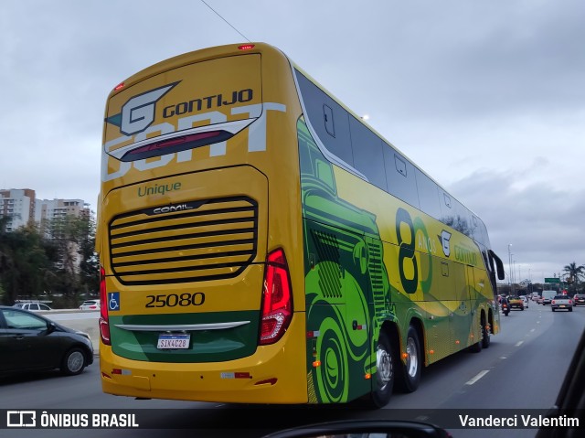 Empresa Gontijo de Transportes 25080 na cidade de São Paulo, São Paulo, Brasil, por Vanderci Valentim. Número da foto: #11388777.