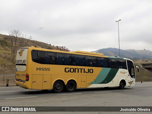 Empresa Gontijo de Transportes 14555 na cidade de Aparecida, São Paulo, Brasil, por Josivaldo Oliveira. ID da foto: 11390264.