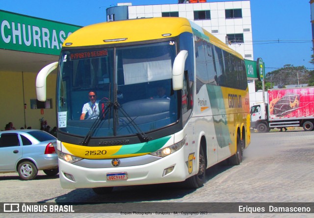 Empresa Gontijo de Transportes 21520 na cidade de Eunápolis, Bahia, Brasil, por Eriques  Damasceno. ID da foto: 11390058.