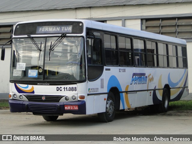 Ferman Tur DC 11.088 na cidade de Duque de Caxias, Rio de Janeiro, Brasil, por Roberto Marinho - Ônibus Expresso. ID da foto: 11387684.