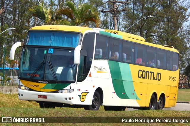 Empresa Gontijo de Transportes 14750 na cidade de Resende, Rio de Janeiro, Brasil, por Paulo Henrique Pereira Borges. ID da foto: 11389473.