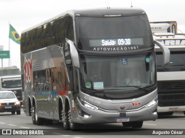 Auto Viação 1001 RJ 108.298 na cidade de Nova Iguaçu, Rio de Janeiro, Brasil, por Augusto César. Número da foto: #11392953.