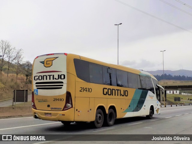 Empresa Gontijo de Transportes 21410 na cidade de Aparecida, São Paulo, Brasil, por Josivaldo Oliveira. ID da foto: 11391194.