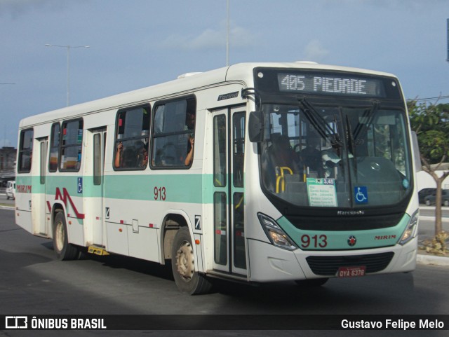 Viação Mirim 913 na cidade de Jaboatão dos Guararapes, Pernambuco, Brasil, por Gustavo Felipe Melo. ID da foto: 11392151.