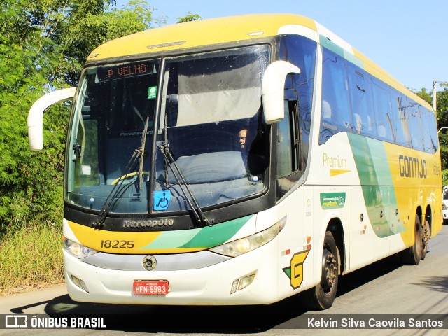 Empresa Gontijo de Transportes 18225 na cidade de Cuiabá, Mato Grosso, Brasil, por Kelvin Silva Caovila Santos. ID da foto: 11392983.