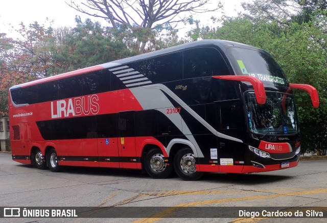 Lirabus 23107 na cidade de São Paulo, São Paulo, Brasil, por Diego Cardoso da Silva. Número da foto: #11390767.