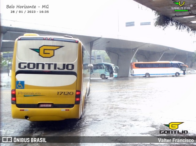 Empresa Gontijo de Transportes 17120 na cidade de Belo Horizonte, Minas Gerais, Brasil, por Valter Francisco. ID da foto: 11391560.