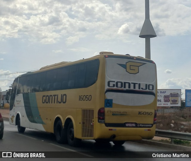 Empresa Gontijo de Transportes 16050 na cidade de Montes Claros, Minas Gerais, Brasil, por Cristiano Martins. ID da foto: 11393282.