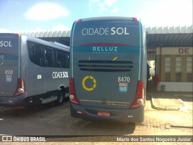 Viação Cidade Sol 8470 na cidade de Ipirá, Bahia, Brasil, por Mario dos Santos Nogueira Junior. Número da foto: #11391614.