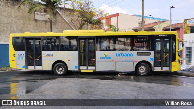 City Transporte Urbano Intermodal Sorocaba 2717 na cidade de Sorocaba, São Paulo, Brasil, por Willian Rosa. ID da foto: 11391231.