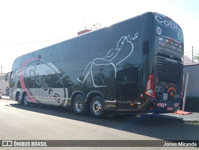 Cobra Viagens e Turismo 9000 na cidade de Sertãozinho, São Paulo, Brasil, por Jonas Miranda. ID da foto: 11391429.