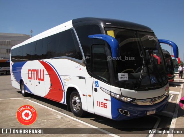 CMW Transportes 1196 na cidade de Campinas, São Paulo, Brasil, por Wellington Lima. ID da foto: 11390675.