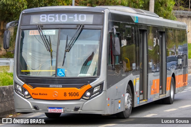 TRANSPPASS - Transporte de Passageiros 8 1606 na cidade de São Paulo, São Paulo, Brasil, por Lucas Sousa. ID da foto: 11393823.