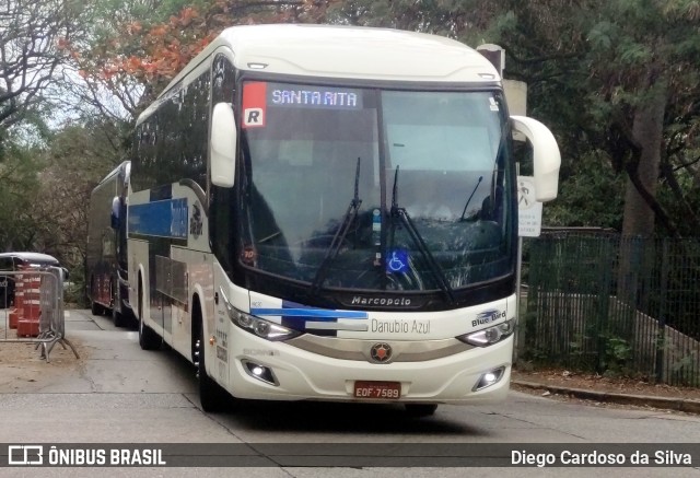 VIDA - Viação Danúbio Azul 19020 na cidade de São Paulo, São Paulo, Brasil, por Diego Cardoso da Silva. Número da foto: #11390911.