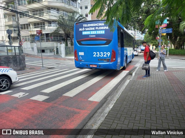 Emflotur - Empresa Florianópolis de Transportes Coletivos 23329 na cidade de Florianópolis, Santa Catarina, Brasil, por Wallan Vinicius. Número da foto: #11390693.