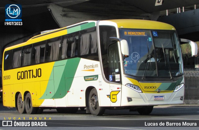 Empresa Gontijo de Transportes 15000 na cidade de Belo Horizonte, Minas Gerais, Brasil, por Lucas de Barros Moura. ID da foto: 11390747.