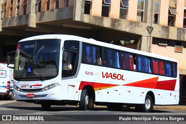 ViaSol Transportes Rodoviários 112035 na cidade de Limeira, São Paulo, Brasil, por Paulo Henrique Pereira Borges. Número da foto: #11392847.