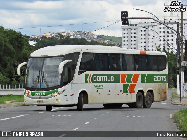 Empresa Gontijo de Transportes 21375 na cidade de Juiz de Fora, Minas Gerais, Brasil, por Luiz Krolman. ID da foto: 11396352.