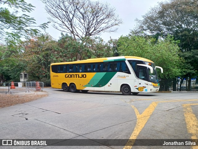 Empresa Gontijo de Transportes 21415 na cidade de São Paulo, São Paulo, Brasil, por Jonathan Silva. ID da foto: 11394502.