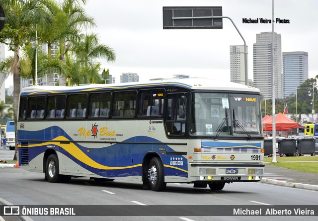 Vip Bus Comércio de Ônibus 1991 na cidade de Barueri, São Paulo, Brasil, por Michael  Alberto Vieira. Número da foto: #11397604.