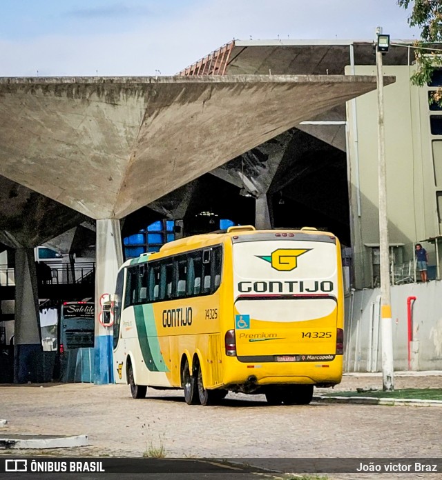 Empresa Gontijo de Transportes 14325 na cidade de Fortaleza, Ceará, Brasil, por João victor Braz. ID da foto: 11394713.