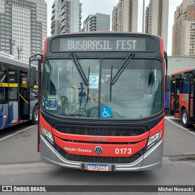 Viação Osasco Santana de Parnaíba 0173 na cidade de Barueri, São Paulo, Brasil, por Michel Nowacki. Número da foto: #11397162.