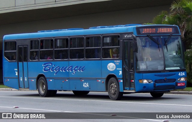 Biguaçu Transportes Coletivos Administração e Participação 424 na cidade de Florianópolis, Santa Catarina, Brasil, por Lucas Juvencio. Número da foto: #11395082.