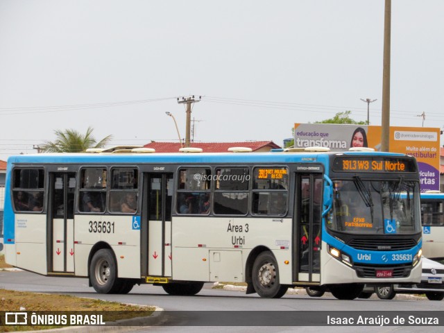 Urbi Mobilidade Urbana 335631 na cidade de Samambaia, Distrito Federal, Brasil, por Isaac Araújo de Souza. ID da foto: 11394016.