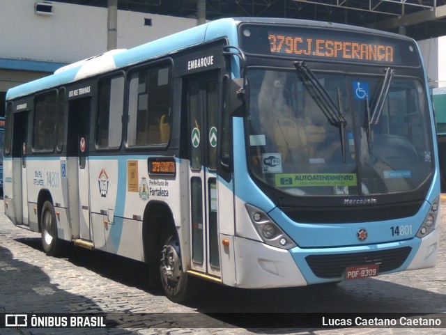 Viação Siará Grande 14801 na cidade de Fortaleza, Ceará, Brasil, por Lucas Caetano. Número da foto: #11397653.