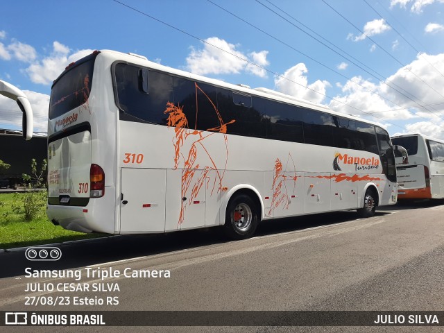 Manoela Transporte e Turismo 310 na cidade de Esteio, Rio Grande do Sul, Brasil, por JULIO SILVA. Número da foto: #11397330.