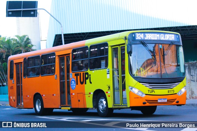 TUPi Transportes Urbanos Piracicaba 8173 na cidade de Piracicaba, São Paulo, Brasil, por Paulo Henrique Pereira Borges. ID da foto: 11399854.