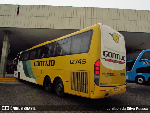 Empresa Gontijo de Transportes 12745 na cidade de Caruaru, Pernambuco, Brasil, por Lenilson da Silva Pessoa. ID da foto: 11399153.