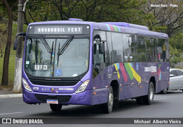 ATT - Alto Tietê Transportes Ferraz de Vasconcelos 078 na cidade de Barueri, São Paulo, Brasil, por Michael  Alberto Vieira. Número da foto: #11398264.