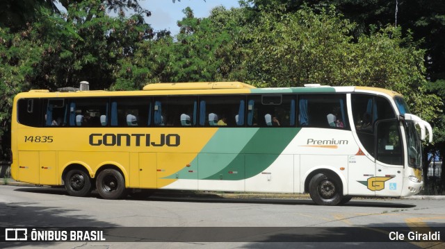 Empresa Gontijo de Transportes 14835 na cidade de São Paulo, São Paulo, Brasil, por Cle Giraldi. ID da foto: 11398403.