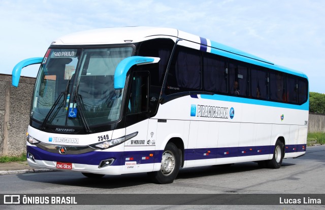Viação Piracicabana 2549 na cidade de São Paulo, São Paulo, Brasil, por Lucas Lima. Número da foto: #11399169.
