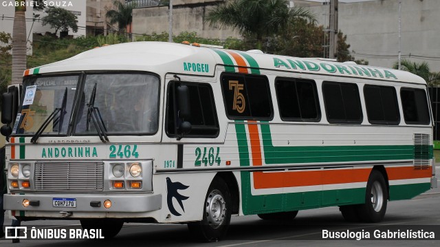 Empresa de Transportes Andorinha 2464 na cidade de Barueri, São Paulo, Brasil, por Busologia Gabrielística. ID da foto: 11398703.