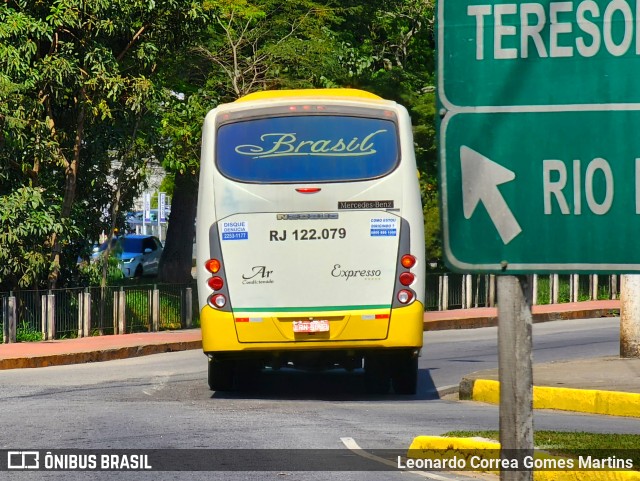 Brasil SA Transporte e Turismo RJ 122.079 na cidade de Nova Friburgo, Rio de Janeiro, Brasil, por Leonardo Correa Gomes Martins. Número da foto: #11399311.