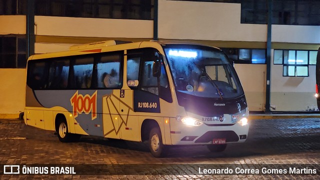 Auto Viação 1001 RJ 108.640 na cidade de Nova Friburgo, Rio de Janeiro, Brasil, por Leonardo Correa Gomes Martins. Número da foto: #11399297.