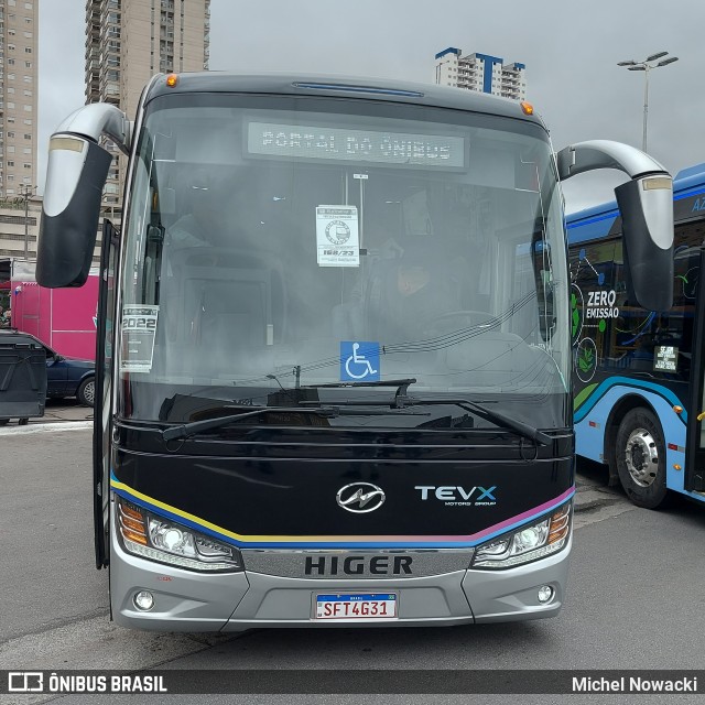 Higer KLQ111HYAEV na cidade de Barueri, São Paulo, Brasil, por Michel Nowacki. Número da foto: #11399911.