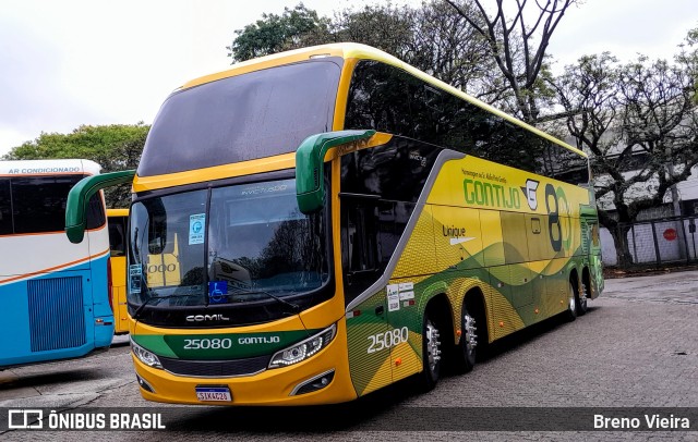 Empresa Gontijo de Transportes 25080 na cidade de São Paulo, São Paulo, Brasil, por Breno Vieira. ID da foto: 11399937.