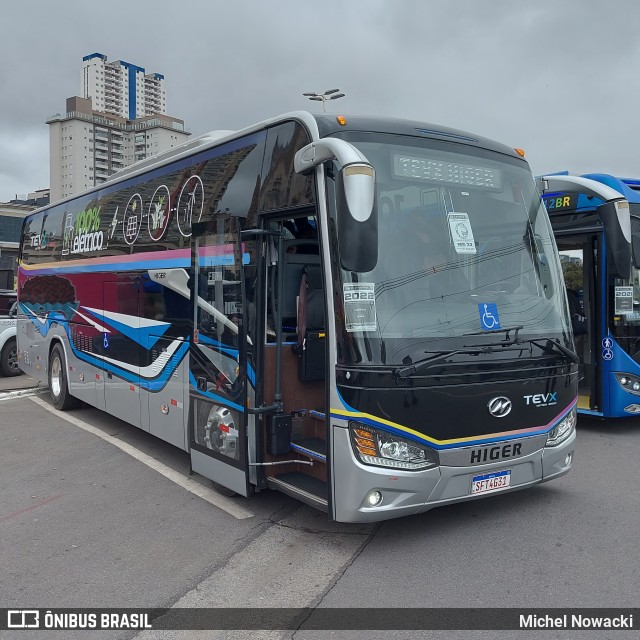 Higer KLQ111HYAEV na cidade de Barueri, São Paulo, Brasil, por Michel Nowacki. Número da foto: #11399917.