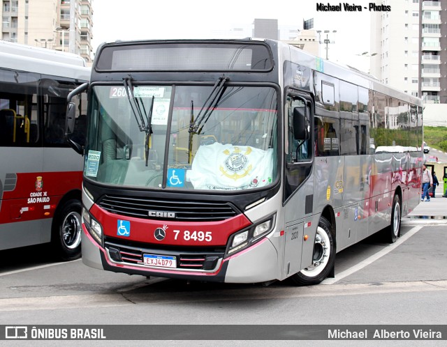 Transwolff Transportes e Turismo 7 8495 na cidade de Barueri, São Paulo, Brasil, por Michael  Alberto Vieira. Número da foto: #11398283.