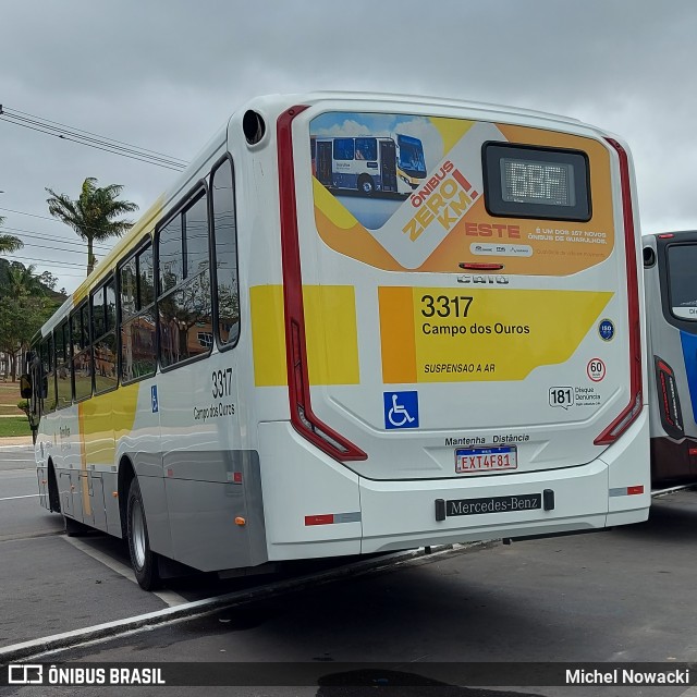 Viação Campo dos Ouros 3317 na cidade de Barueri, São Paulo, Brasil, por Michel Nowacki. Número da foto: #11404316.