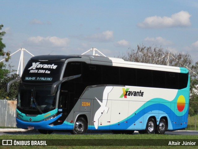 Viação Xavante 22204 na cidade de Brasília, Distrito Federal, Brasil, por Altair Júnior. Número da foto: #11403985.